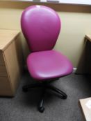 *Operators Gas Lift Chair (cerise)