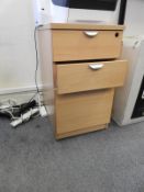 *Standalone Three Drawer Unit in Light Beech