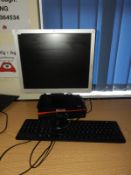 *Fujitsu Desktop Computer with Monitor, Keyboard and Mouse