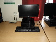 *Dell Desktop Computer with Benq Monitor, Keyboard and Mouse