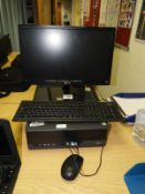 *Fujitsu Desktop Computer Intel Pentium Processor, Keyboard and Mouse