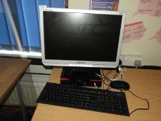 *Fujitsu Desktop Computer with Monitor, Keyboard and Mouse