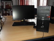 *Fujitsu Desktop Computer with Intel i3 Processor, AOC Monitor, Keyboard and Mouse