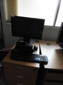 *HP Desktop Computer with Monitor, Keyboard and Mouse