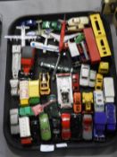 Tray Lot of Diecast Toy Cars, Planes, etc.