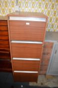 Four Drawer Wood Effect Filing Cabinet