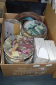 Large Box of Decorative Wall Plates
