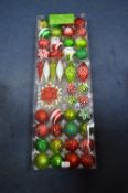 54pc Christmas Bauble Set
