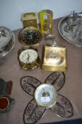 Clocks, Barometers, etc.