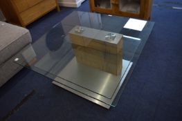 Barker & Stonehouse Modernist Glass Coffee Table