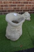 Garden Planter in the form of a Toby Jug