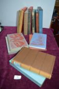 Ten Folio Society Cased Books
