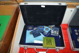 Coin Collectors Aluminium Flight Case and Contents