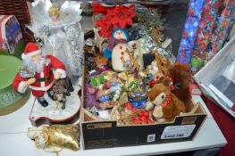 Christmas Ornaments; Lights, Candle, Fairy, etc.