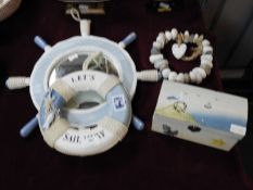 Nautical bathroom Mirror and Decorative Items