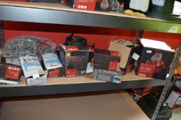 *Cluster Lights, String Lights, Inflatable Santa,