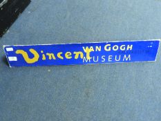 Vincent Van Gogh Museum Sign