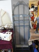 Blue Painted Metal Hall Stand