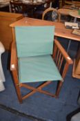 Wooden Framed Folding Directors Chair