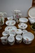 Royal Worcester Evesham Pattern Ramekins, Flan Dis