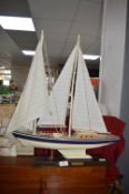 Wooden Model of the Nordia Schooner