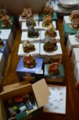 Ten Lilliput Lane Cottage and a Painting Kit