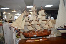 Wooden Model of the Mayflower