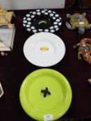 Three Decorative Wall Hanging Giant Buttons