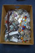 Large Box of New Costume Jewelry