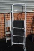 Two Sets of Folding Step Ladders