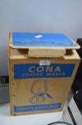 Vintage Kona Coffee Maker in Original Packaging