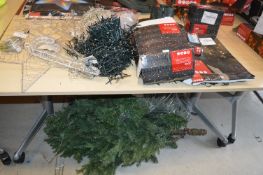 *Star Lights, Cluster String Lights, Christmas Tre