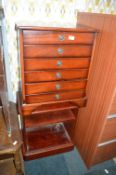 Three Drawer Chest and Audio Shelves