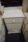 White Painted Bedside Cabinet