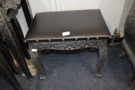 Black & Silver Stool