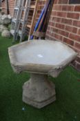 Small Garden Birdbath with Classical Design