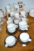 Denby Mugs and Soup Bowls etc.