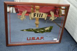 USAF F111 Fighter Jet Mirror