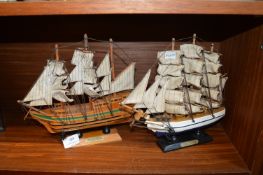 Two Model Ships