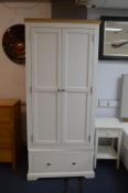 Next White Two Door Wardrobe