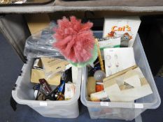Two Large Tubs of Household Goods