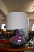 Pottery Table Lamp