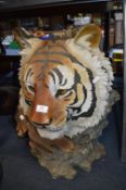 Life Size Tigers Head Figure