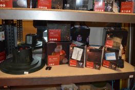 *Inflatable Santa, Cluster String Lights, Icicle L