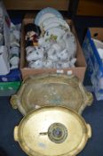 Vintage Pottery, Trays, etc.