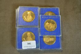 Ten William Wilberforce Bronze Medallions