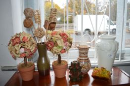 Dried Flowers, and Vases