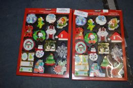 Two Packs of 84 Christmas Gift Tags