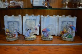 Four Winnie the Pooh Bradford Exchange Disney Figu