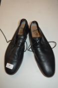 Clarkes Gents Black Leather Shoes Size: 10